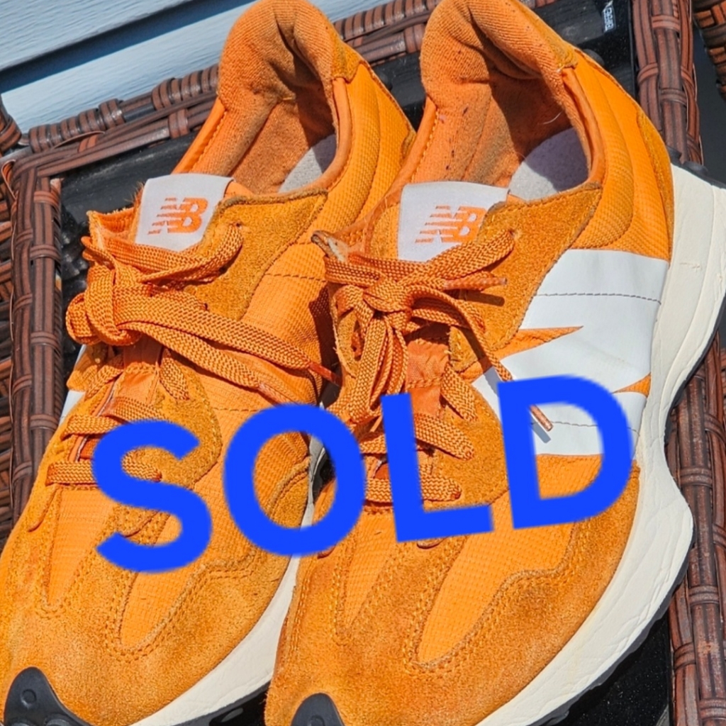 New Balance 327 Rh Orange Suede  Canvas Sold Sold Sold Sold Sold Sold Sold